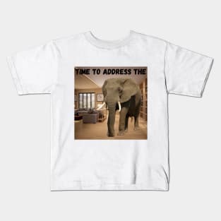 Elephant in the Room Kids T-Shirt